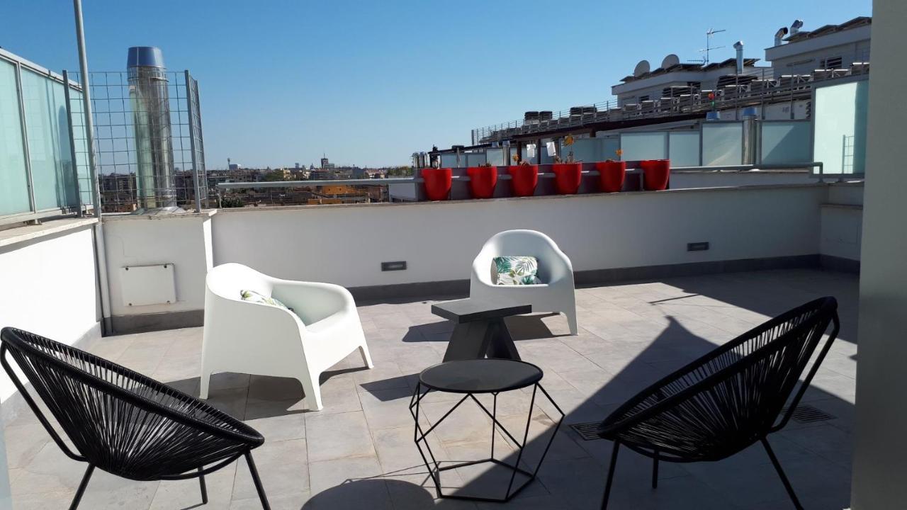 Penthouse 41 In Trastevere With Big Terrace Рим Экстерьер фото